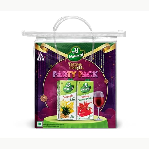 Carton Party Pack, Pineapple and Cranberry Juice 1Lx2
