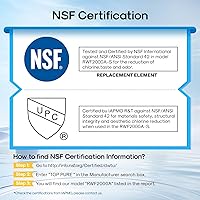 Vista 2 de EXCELPURE 4396701 Repuesto para Kenmore 9915, Whirlpool EDR6D1, Every Drop FILTER 6, 46-9915, 4396702, RWF2000A, SGF-W10, LC200V, WF293, EFF-6001A