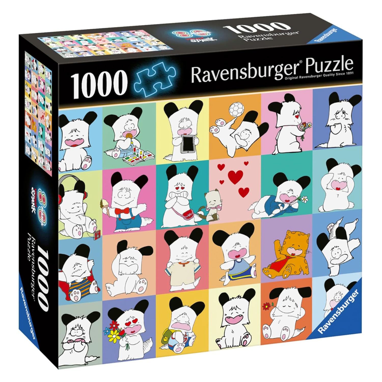 ラブブ正規品xスワロフスキー　HaveａseatQUQU Amazon.com: Ravensburger - 1000 Pieces Jigsaw Puzzle: 80s Hello