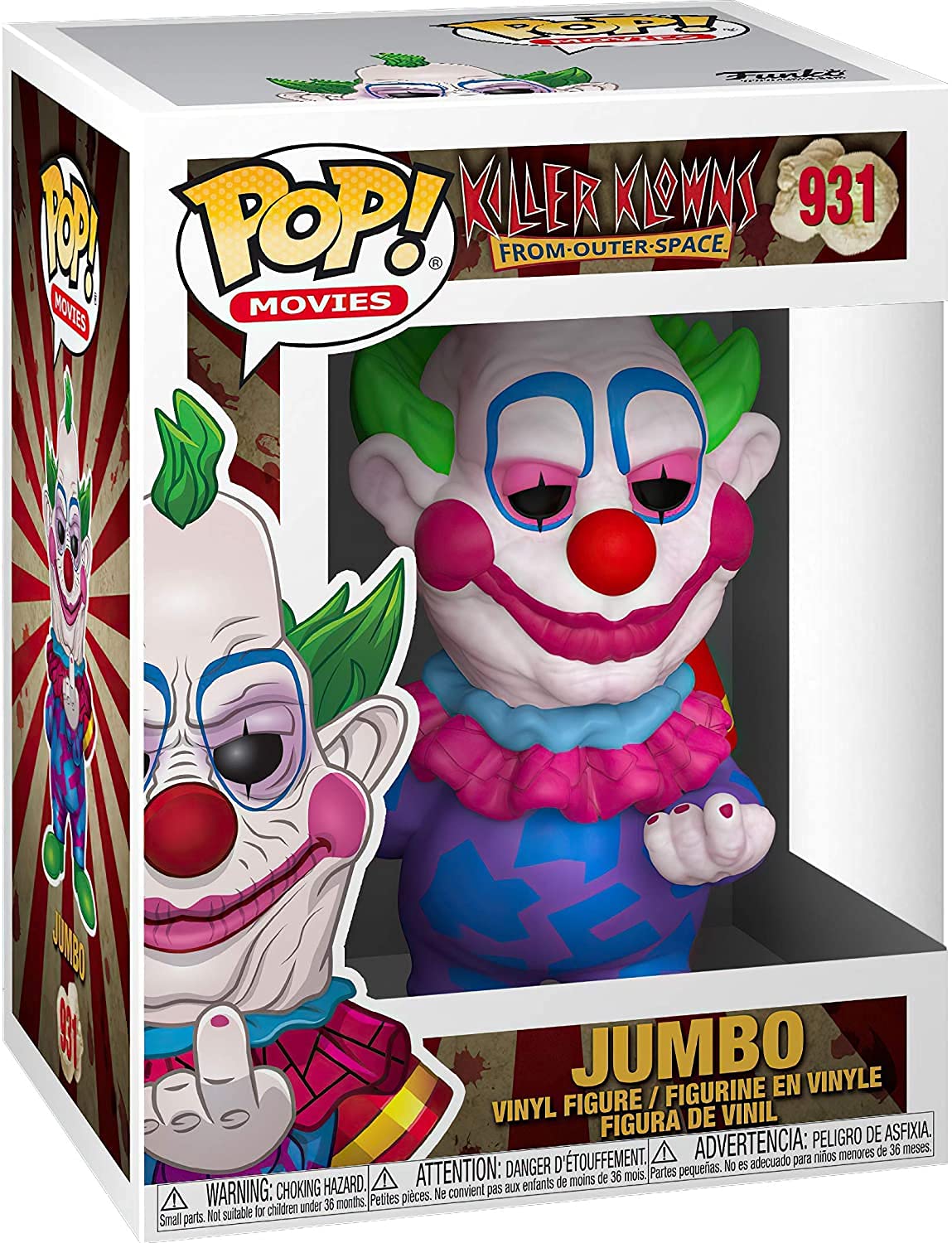 Amazon.com: POP Killer Klowns from Outer Space - Jumbo Funko