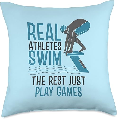 Miniatura 5 de Cojín de natación para nadador, 16 x 16 pulgadas, multicolor