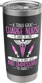 A Truly Great Charge Nurse Is Hard to Find Medical Staff Stainless Steel Insulated Tumbler