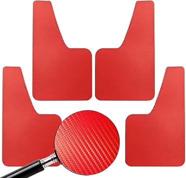 Mud Flap Splash Guard For Civic For Type R For Type-S GX Mugen Si EK9 EP3 FD2 FN2 RR RC GT FK2 FK8 Red Mudguards Car Mud Flap4Pcs red