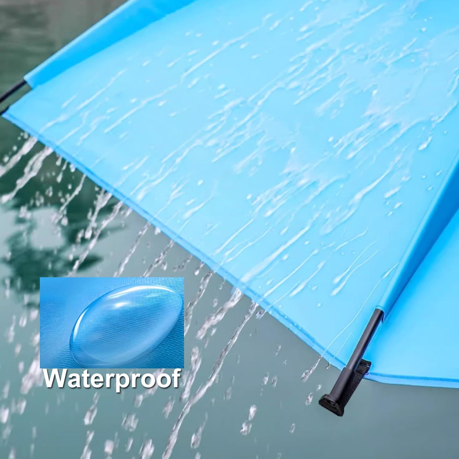 Wiatr Resisitance Beach Parasol z kotwicą piaskową, regulowana wysokość UPF 50+ przenośny parasol przeciwsłoneczny, uchylny parasol ogrodowy(200cm/6.6ft)