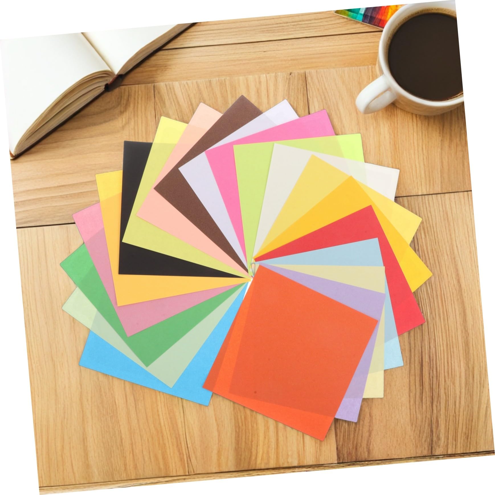 Origami Papier, Quadratisch, Doppelseitig, 600 Blatt, Papier