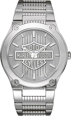 Harley Davidson Men's Qua : Amazon.it: Orologi