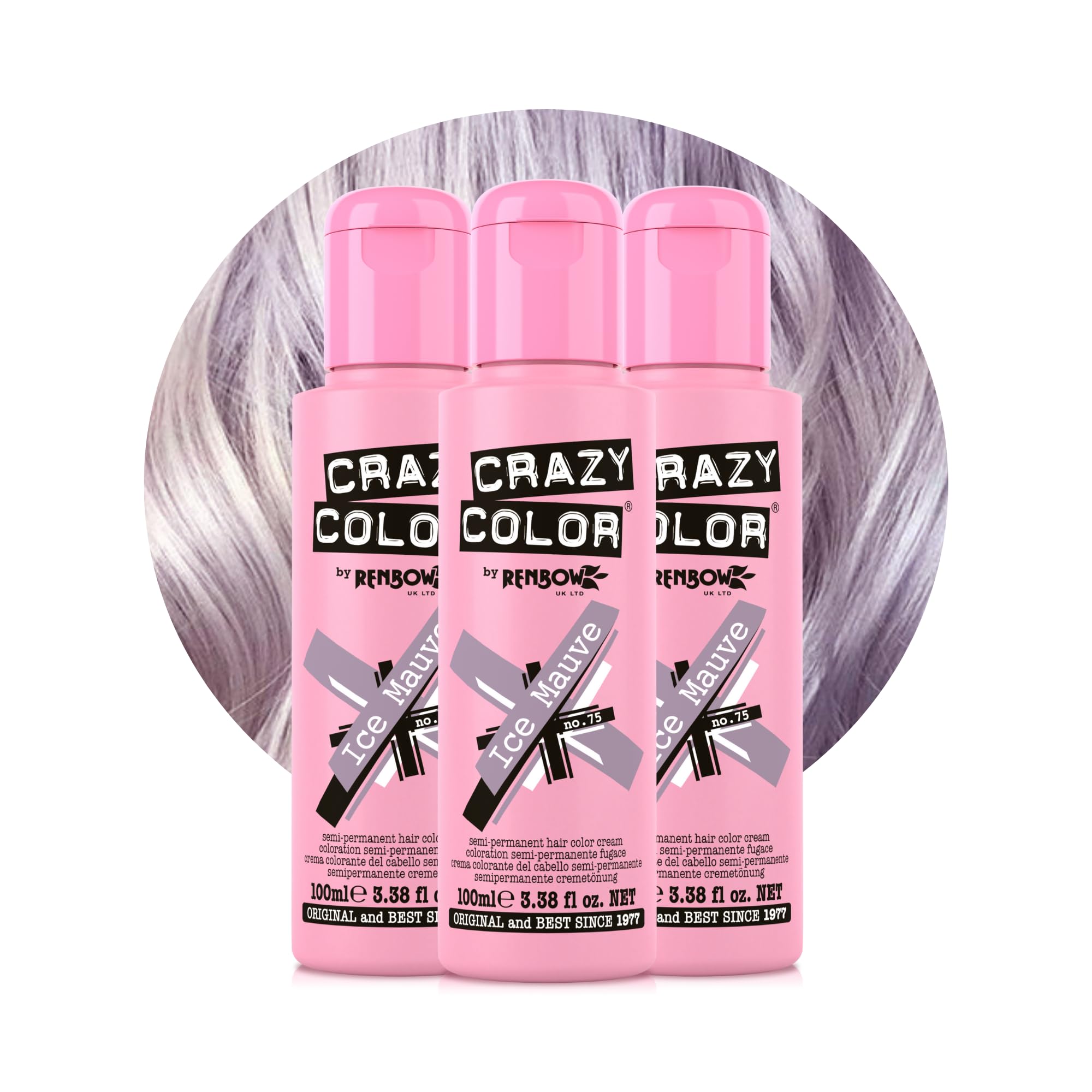 Semi-Permanent Ice Mauve Hair Dye