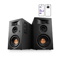 ULTIMEA Diffusori da scaffale attivi a 3 vie, 70W RMS