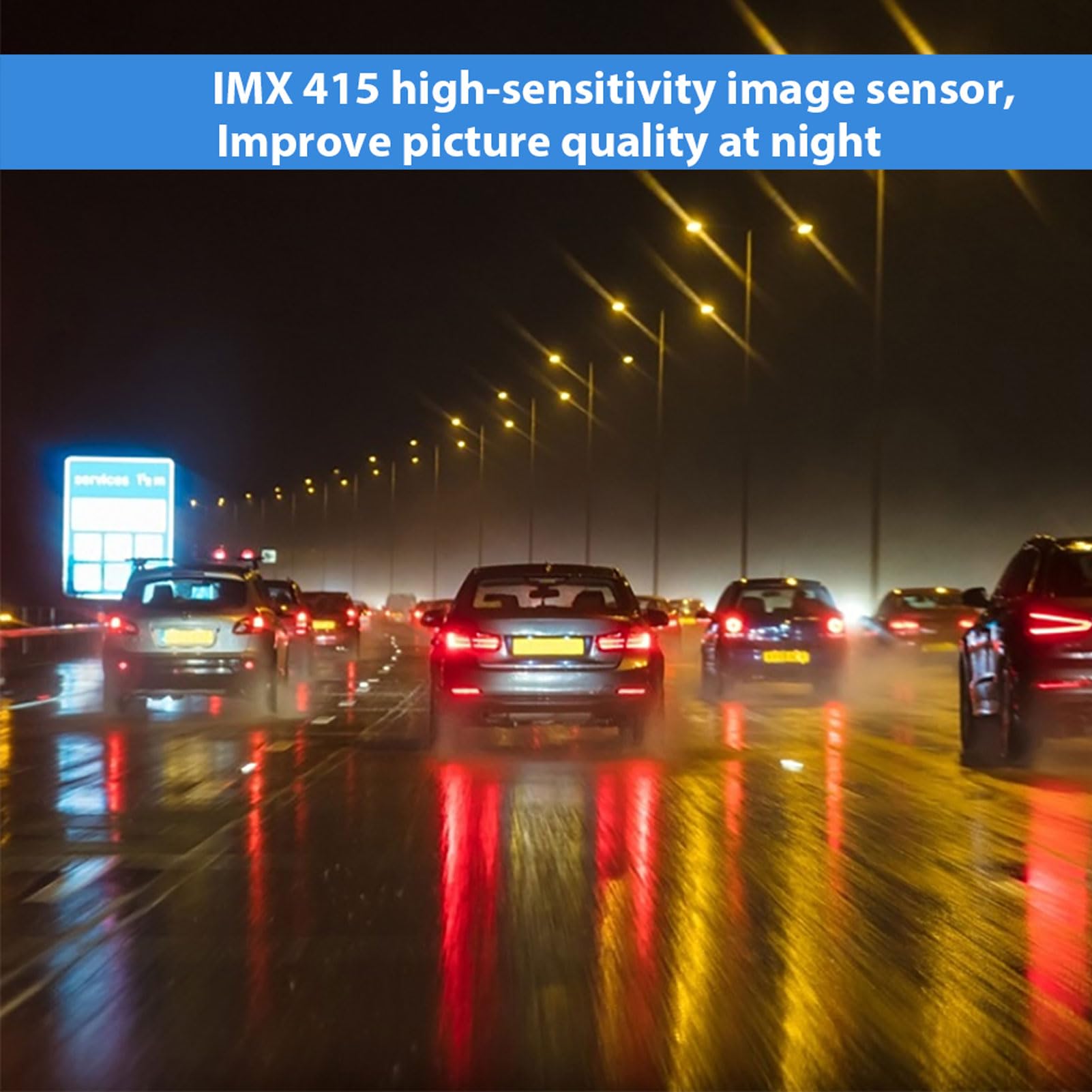 SENECESLI Kamera Samochodowa 4K, Dwukanałowa Kamera Samochodowa, rozdzielczość Przednia i Tylna 1080P, Noktowizor, Nagrywanie w Pętli z Czujnikiem G, WiFi 5 GHz i Sterowanie za pomocą