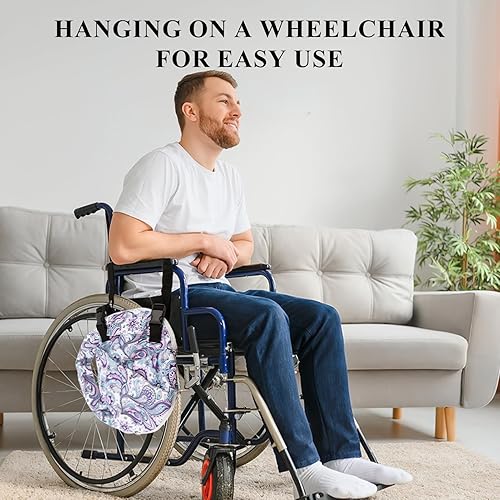 Miniatura 7 de Funda para bolsa de catéter para caminante y silla de ruedas, incluye cubierta de catéter y cubierta de tubo, funda de bolsa de drenaje para Foley,