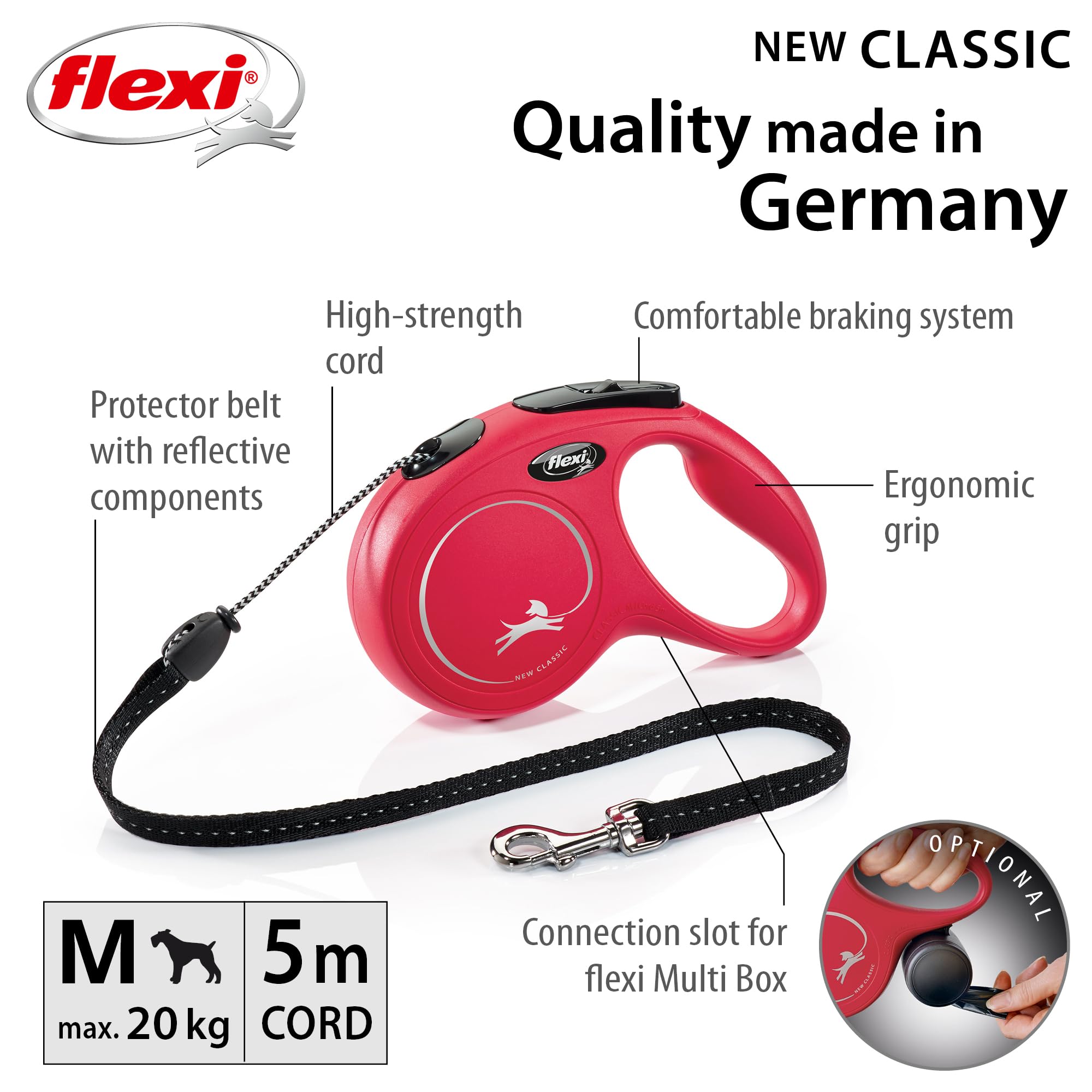 新品未開封＊フレキシリード NEWCLASSIC レッド S Amazon | [フレキシ] Flexi リード 小型犬 伸縮リード 犬用