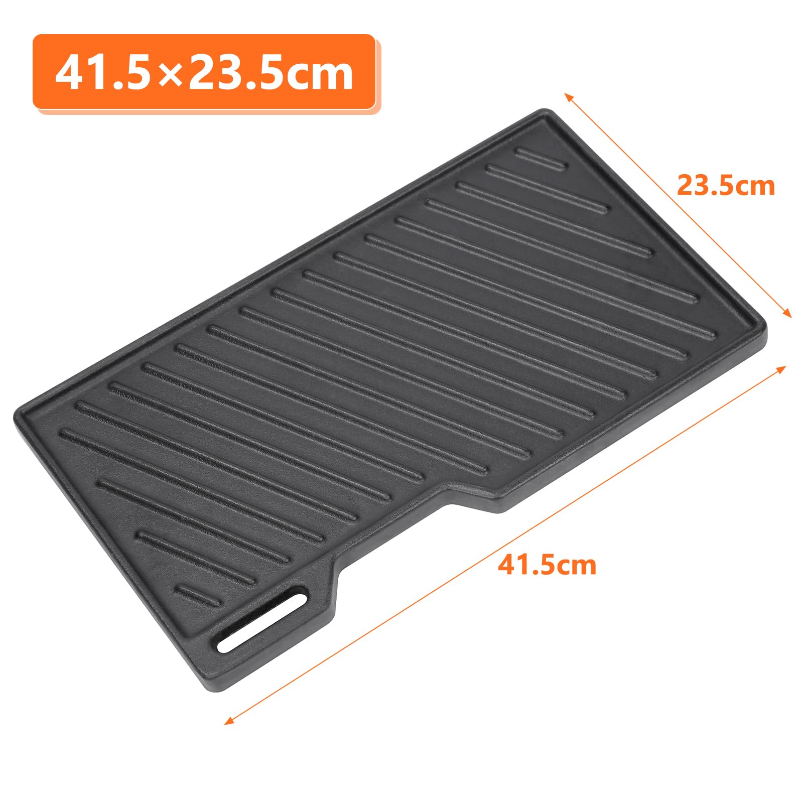 Piastra in ghisa per tutte le serie Burnhard Fred, accessori Plancha