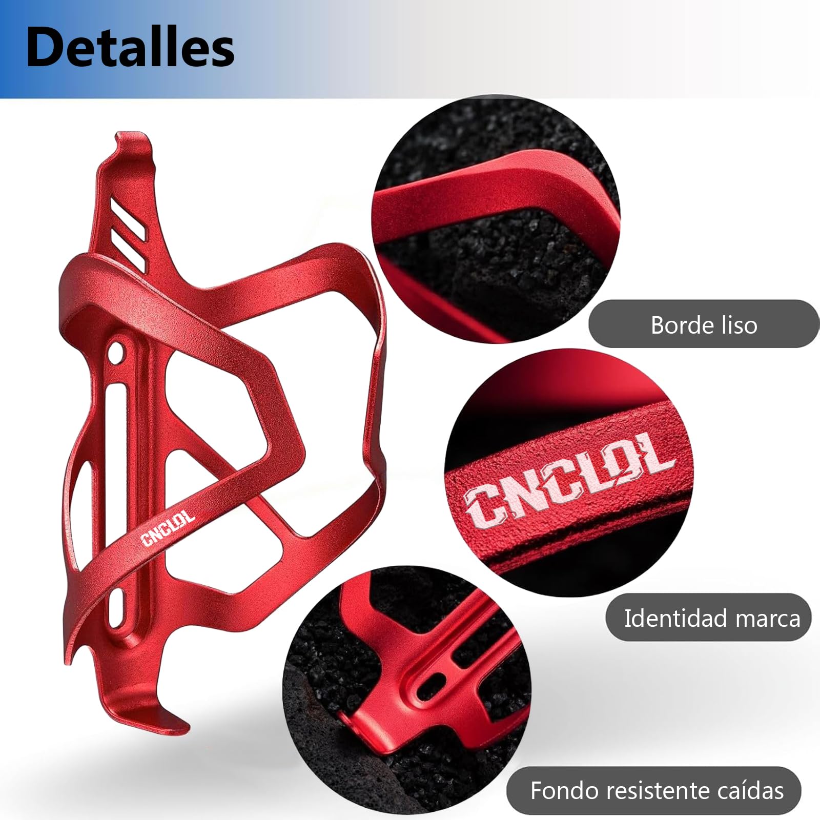 Fahrradflaschenhalter, Wasserflaschenhalter, MTB-Aluminium, Flaschenhalter, ultraleicht, Fahrradflaschenhalter für Straßen, Berg, Kinder, Kanisterhalter, Schwarz/Rot/Blau/Orange/Violett
