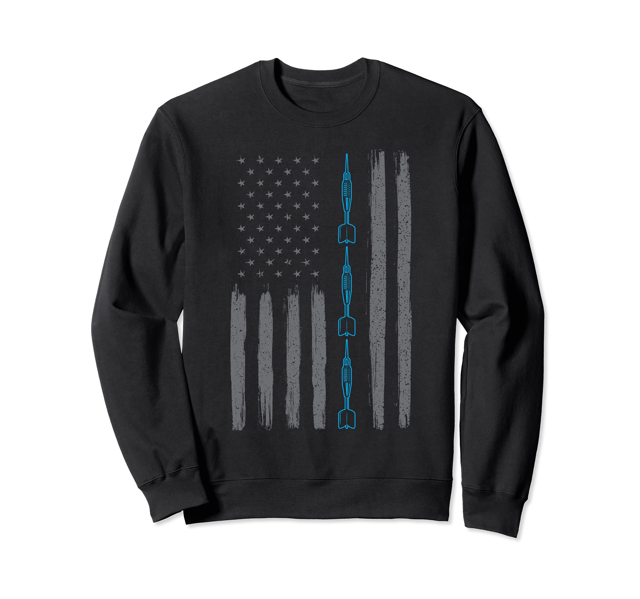 Darts us flag darts player Sweatshirt