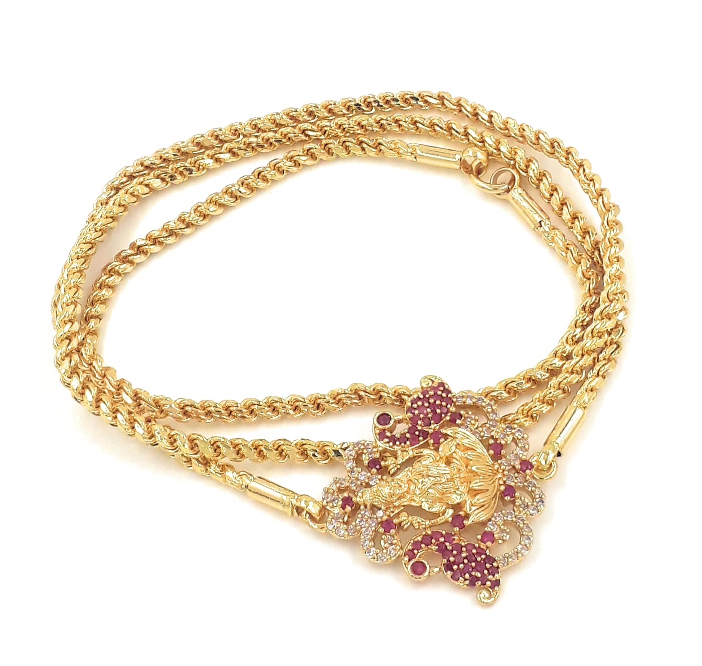 See full amazon price history chart for Anujeet Fashion 1954 Latest Stylish Gold Plated Fashion Jewellery Traditional Covering Long AD Stone Goddess Lakshmi Mop/Mugappu Saradu Chain for Women & Girls (PINK-WHITE) Anujeet Fashion 1954 Latest Stylish Gold Plated Fashion Jewellery Traditional Covering Long AD Stone Goddess Lakshmi Mop/Mugappu Saradu Chain for Women & Girls (PINK-WHITE) (B09MWKKRG3) Amazon Price History, Amazon Price Tracker
