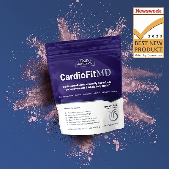 1MD Nutrition Metabolic Support Bundle - Includes CardioFitMD and GlucoseMD - Natural GLP-1 Support