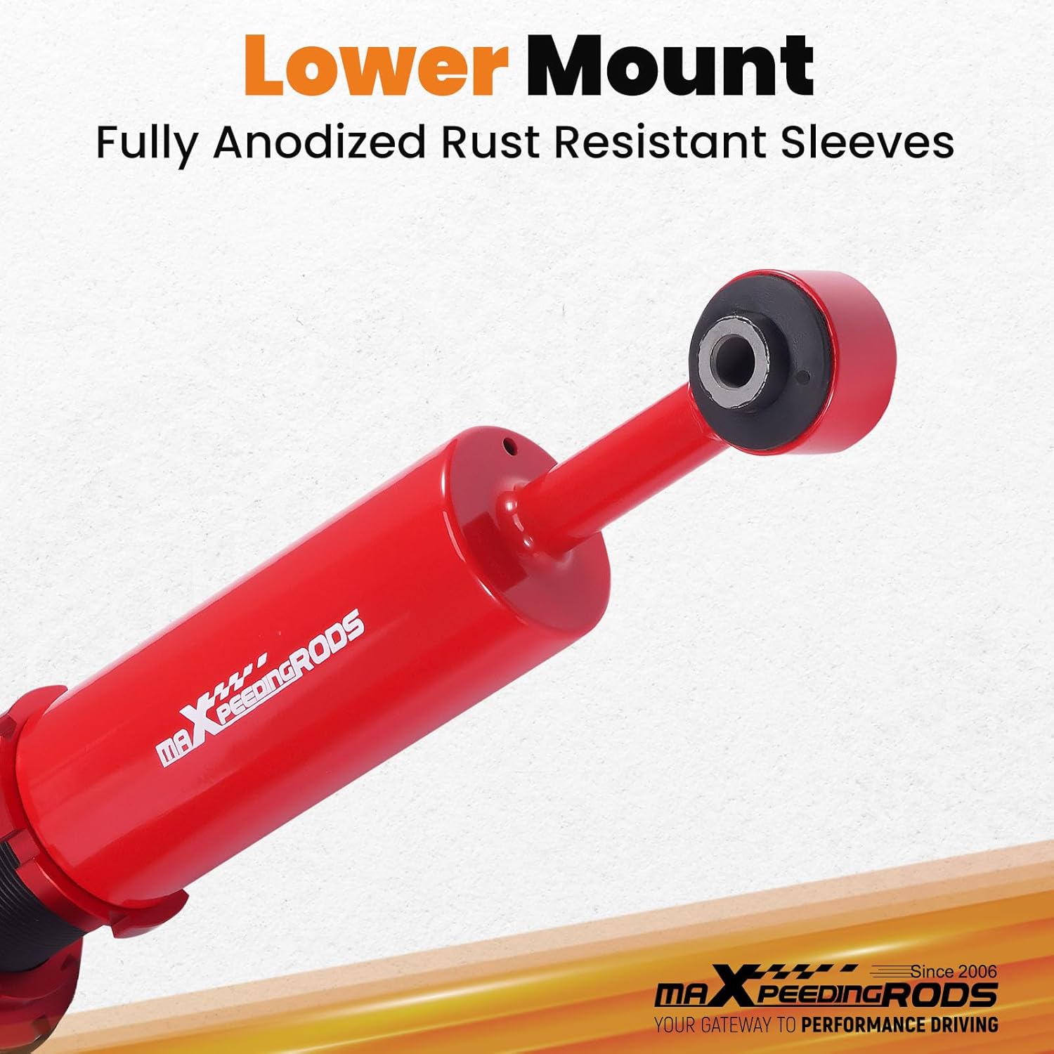 maXpeedingrods Coilovers for Honda Accord 1998-2002, for Acura TL 1999-2003, for Acura CL 2001-2003, Height Adjustable Coilovers Suspension Shock Absorber, Preset Damping Lowering Kit Red