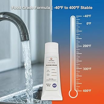 4oz Food Grade Silicone Grease for Plumbers, Valves & O-Rings