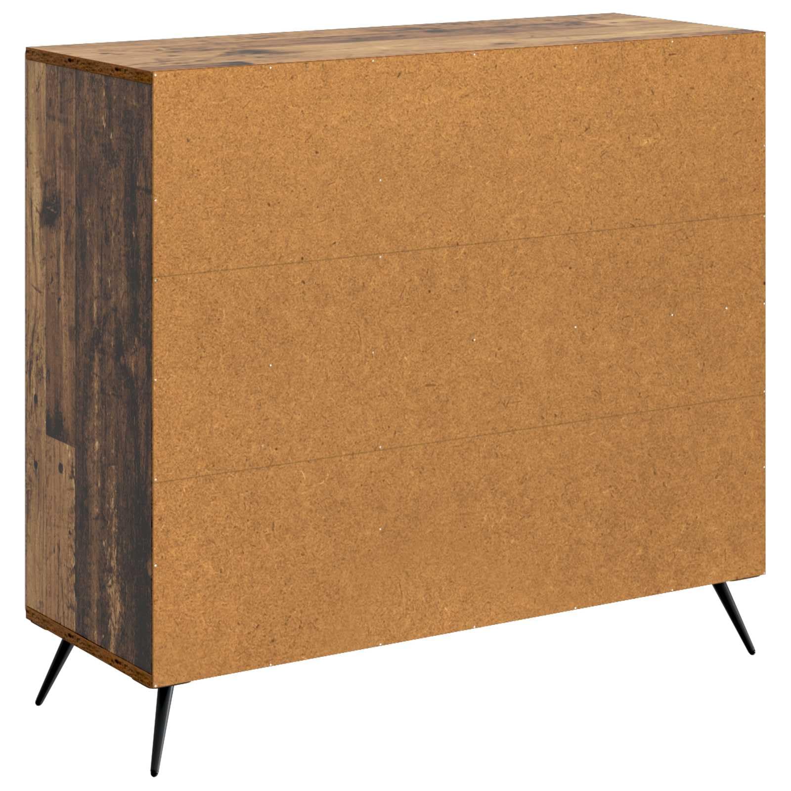 Générique Bufet Bahut drewno inżynieryjne 89 x 34,5 x 80 cm, szafka zastawa stołowa salon tradycyjny styl współczesny, przechowywanie naczyń, książki, dekoracja do jadalni, przedpokoju