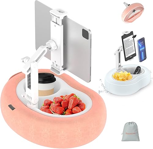 Soporte inflable portátil para tablet, soporte de almohada impermeable para Kindle para bañera, piscina, tumbona, cama y sofá, soporte para Kindle