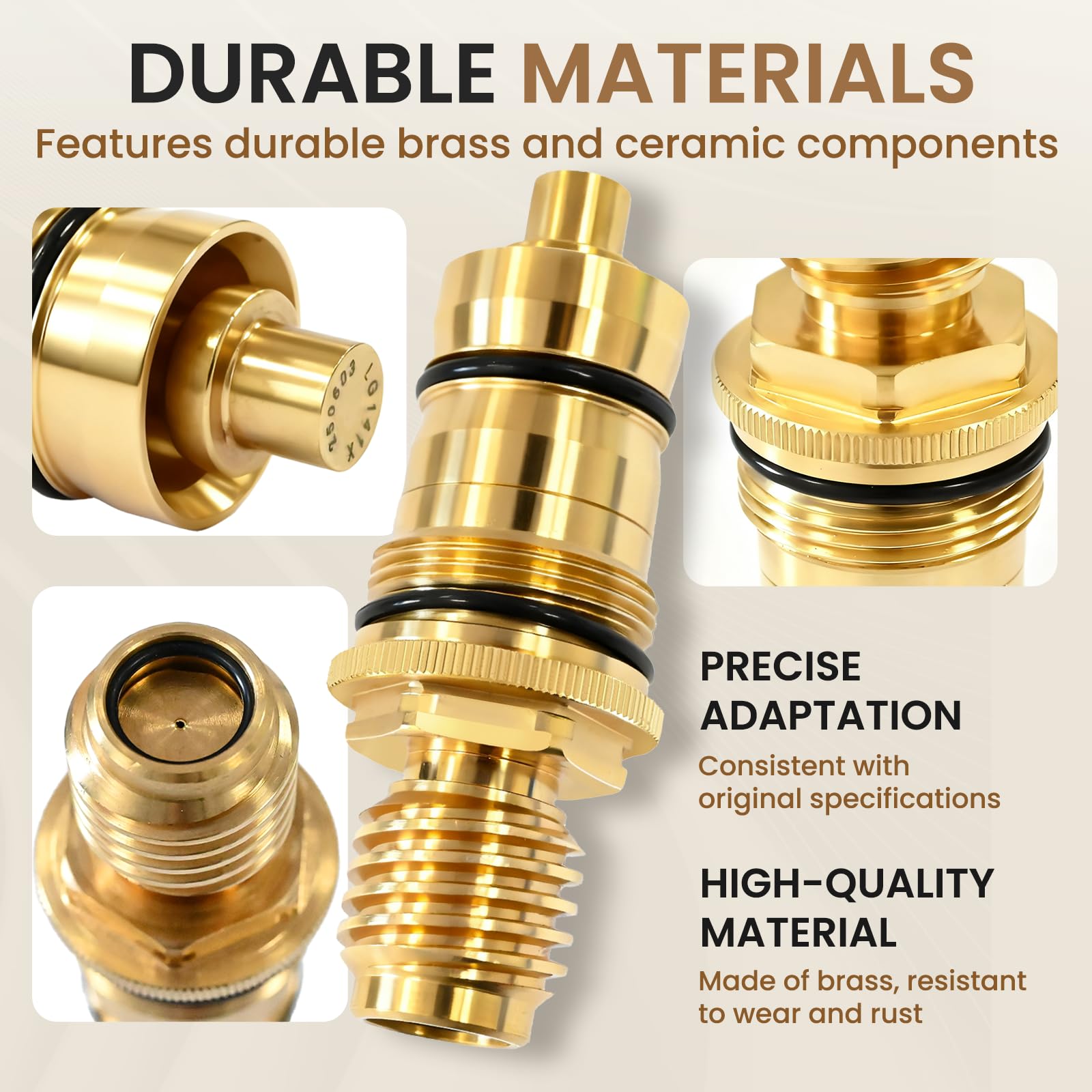 GR-47450000 Unità di controllo temperatura 1/2" – adatta per miscelatore termostatico Grohtherm 1000/3000 e Automatic 2000 – Pezzo sostitutivo n. 47450000