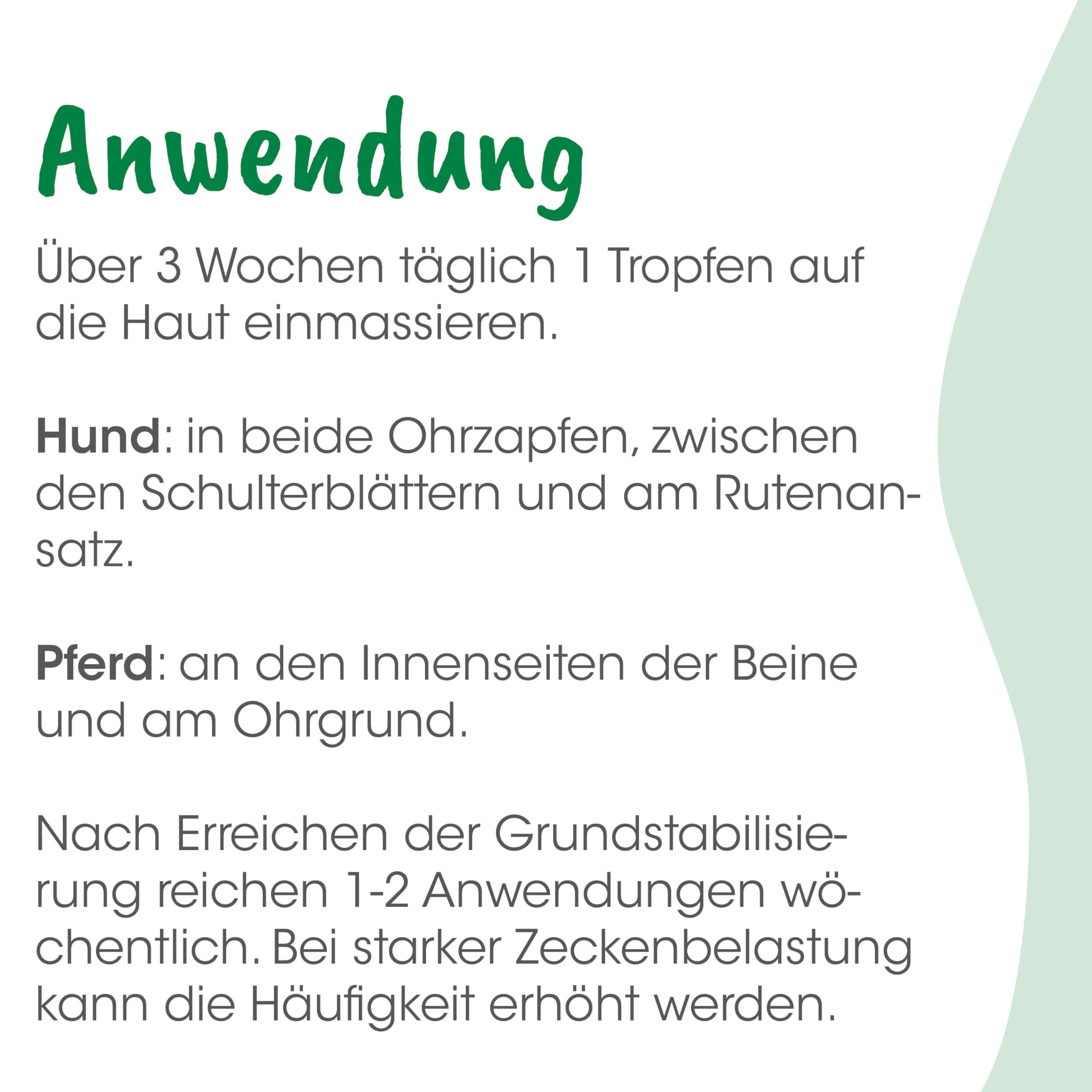 cdVet ZeckEx SpotOn 50ml - Duftöl mit Bio-Ölen mit langanhaltenden, maskierenden Eigenschaften gegen Lästlinge wie Zecken