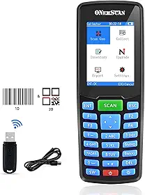 Leitor De Código Barras Sem Fio Onewscan, Inventário Portátil 1D E 2D Pdf417, Leitores Portáteis Para Terminal Dados Coletor, Dispositivo Inventário, Qr Com Tela Colorida Tft 2,8 Polegadas