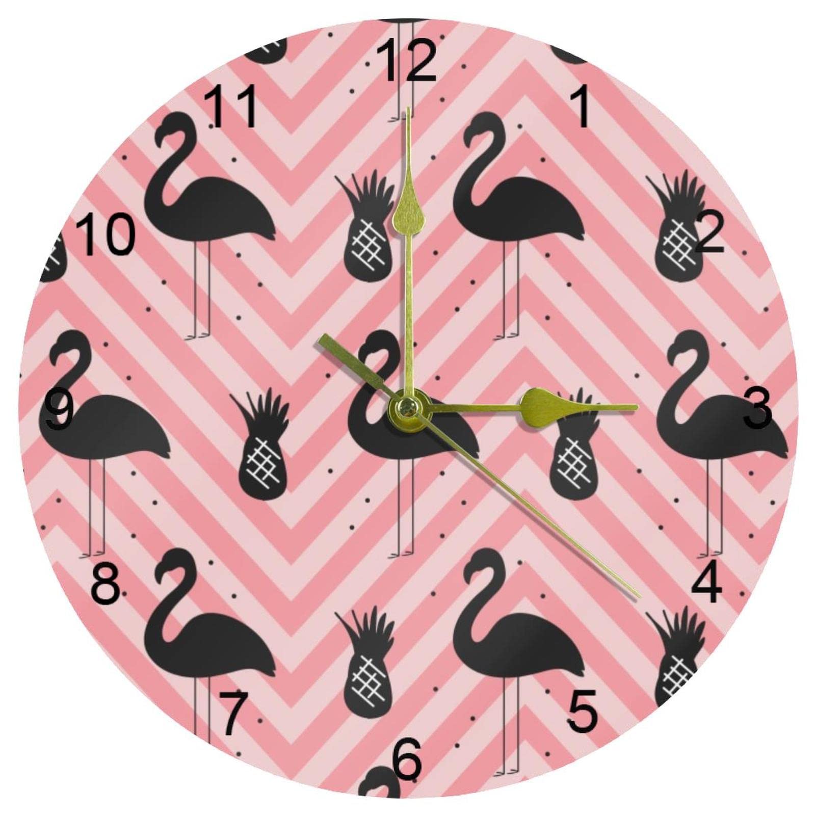 Horloge murale silencieuse pour chambre afin de dormir sans aucun bruit de tic-tac