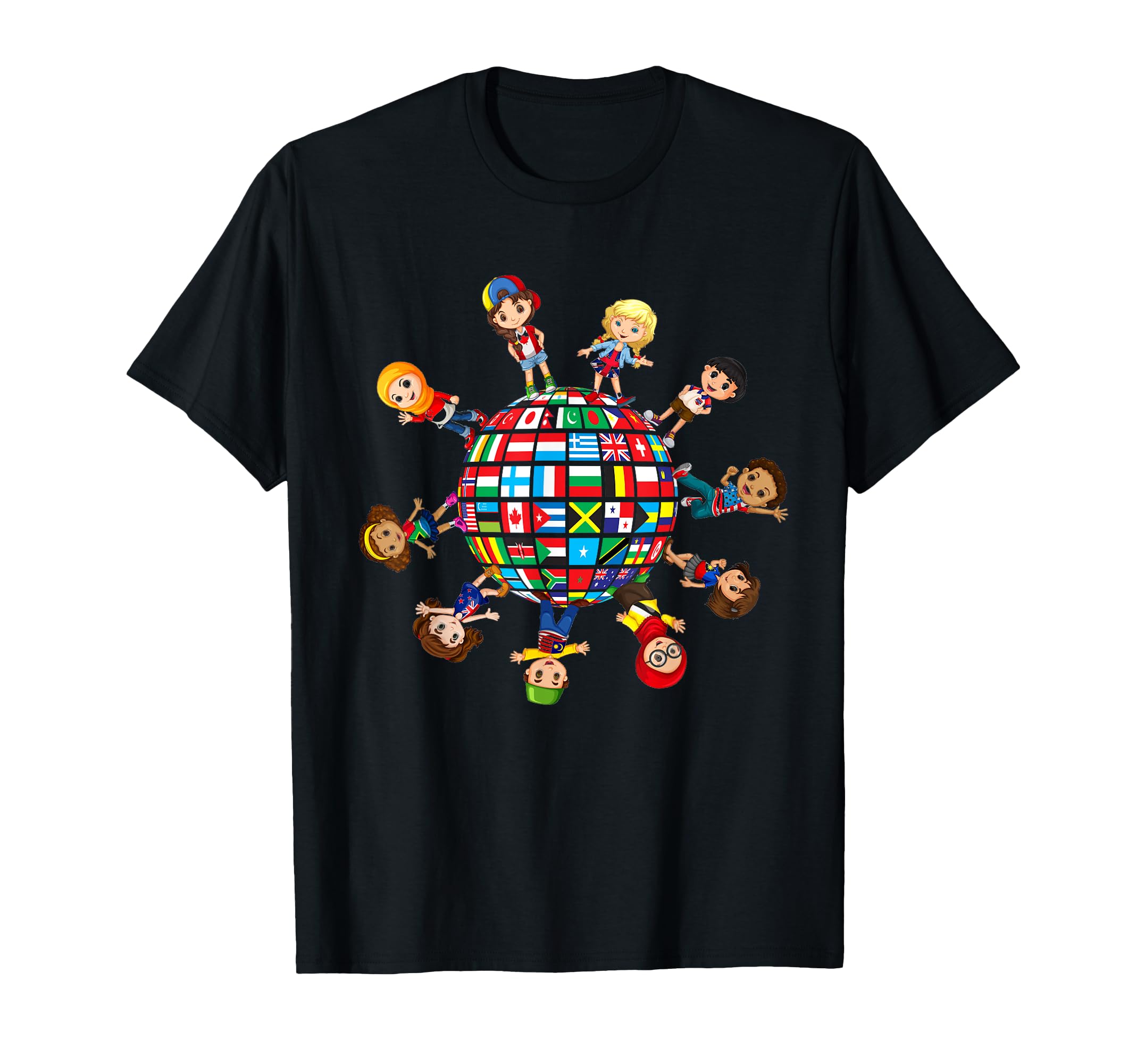 Amazon.com: Kids around the Globe Cultural diversity Flags of the World ...