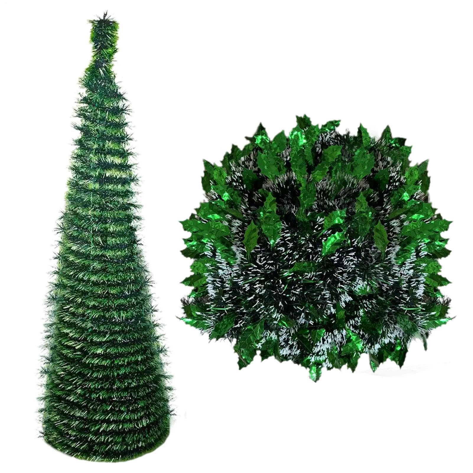 Árbol de Navidad Artificial pequeño árbol navideño Plegable y Artificial