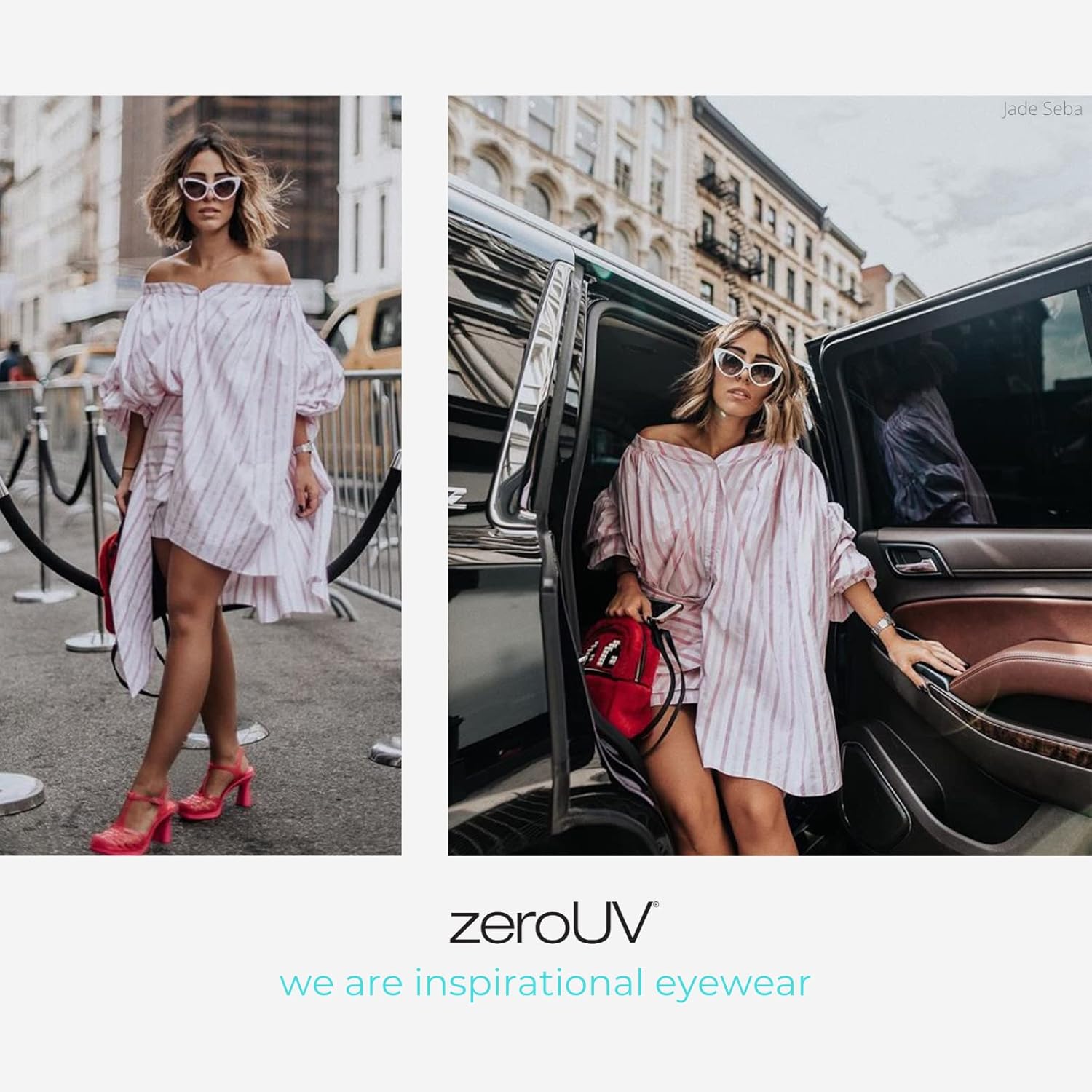 zeroUV - Women's Retro Oversized High Point Cat Eye Sunglasses 54mm - Image 6