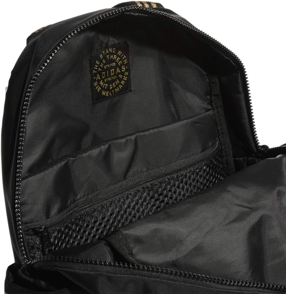adidas Women's VFA Backpack, Black/Gold Leurex, ONE SIZE