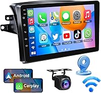 Vista 10 de Radio estéreo de coche 4G+64G para Toyota RAV4 2007-2012, Carplay inalámbrico y Android Auto con Android 13 compatible con Bluetooth/Control