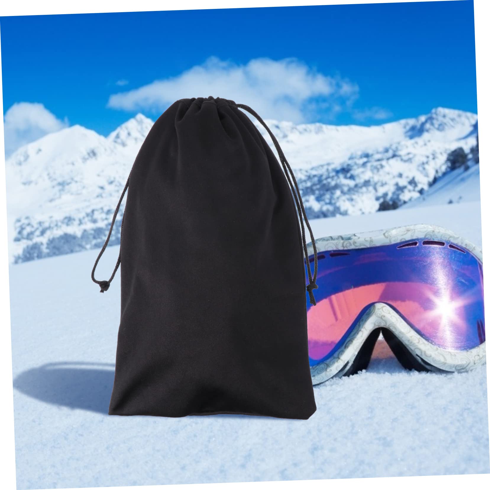Toddmomy 90pièces De pour Lunettes De Ski De Microfibre Étui à Lunettes De Neige pour Transporter Vos Équipements De Ski Toute Sécurité
