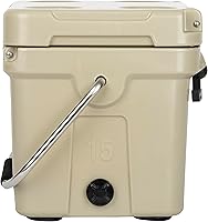 Vista 4 de Coastland Bay Series Cooler Premium - Enfriador rotomoldeado aislado para uso diario, pequeño baúl de hielo para espacios reducidos