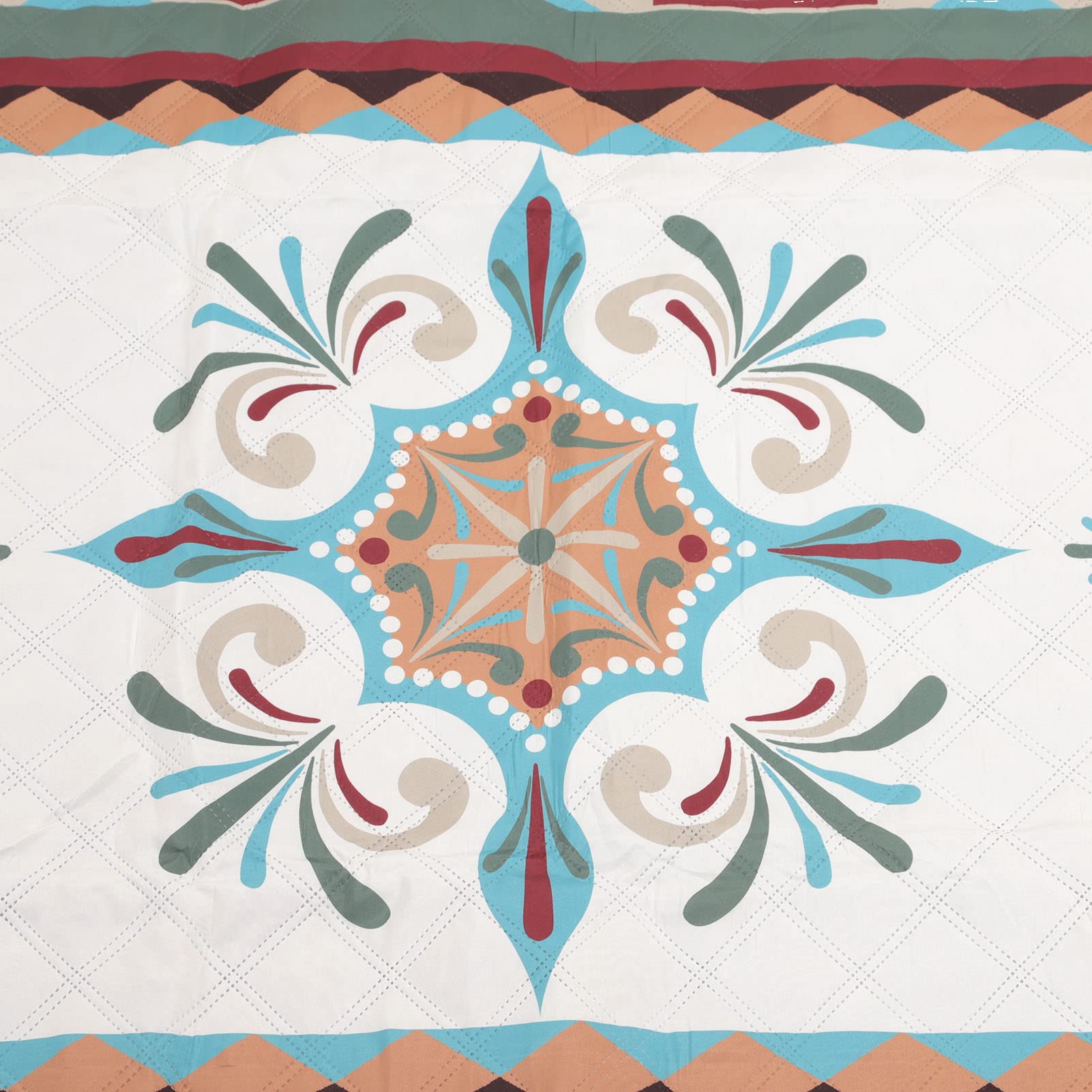Tapis de Camping Pliable, Tapis Moderne en Tissu Oxford 197 X 197 Cm, Imperméable, Lavable en Machine, Pique-Nique avec Sangle de Transport pour Les Voyages en Plein Air (Type A)