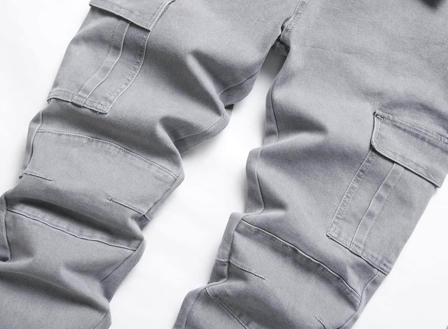 Pantalones vaqueros ajustados para hombre, ajustados, ajustados, ajustados, ajustados, de pierna recta regular, pantalones vaqueros de cintura flexible, pantalones vaqueros informales para