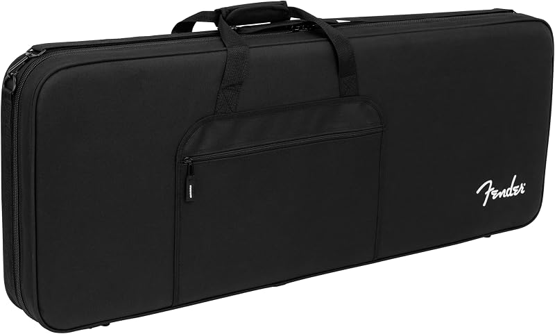 Estuche con núcleo de espuma Strat/Tele, negro