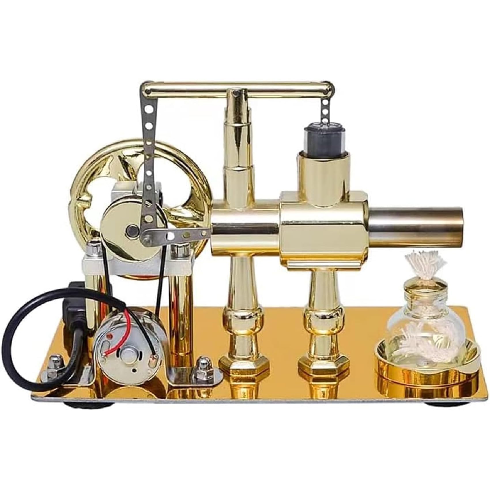 Amazon.co.jp: スターリングエンジン発電機キット、ステンレス鋼熱蒸気