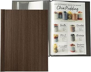 【頂点看板】和洋兼用メニューブック メニューブック A4 バインダー 洋風 和風 メニューカバー おしゃれ 飲食店 メニュー表 ファイルブック 業務用 高級 yyb-cp05-br