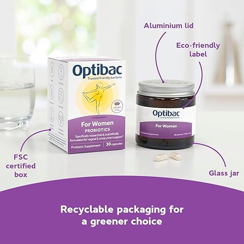 Miniatura 5 de Optibac Probiotics for Women - Probiótico vegano para apoyar la flora de la vagina y la salud del tracto urinario - 14 cápsulas