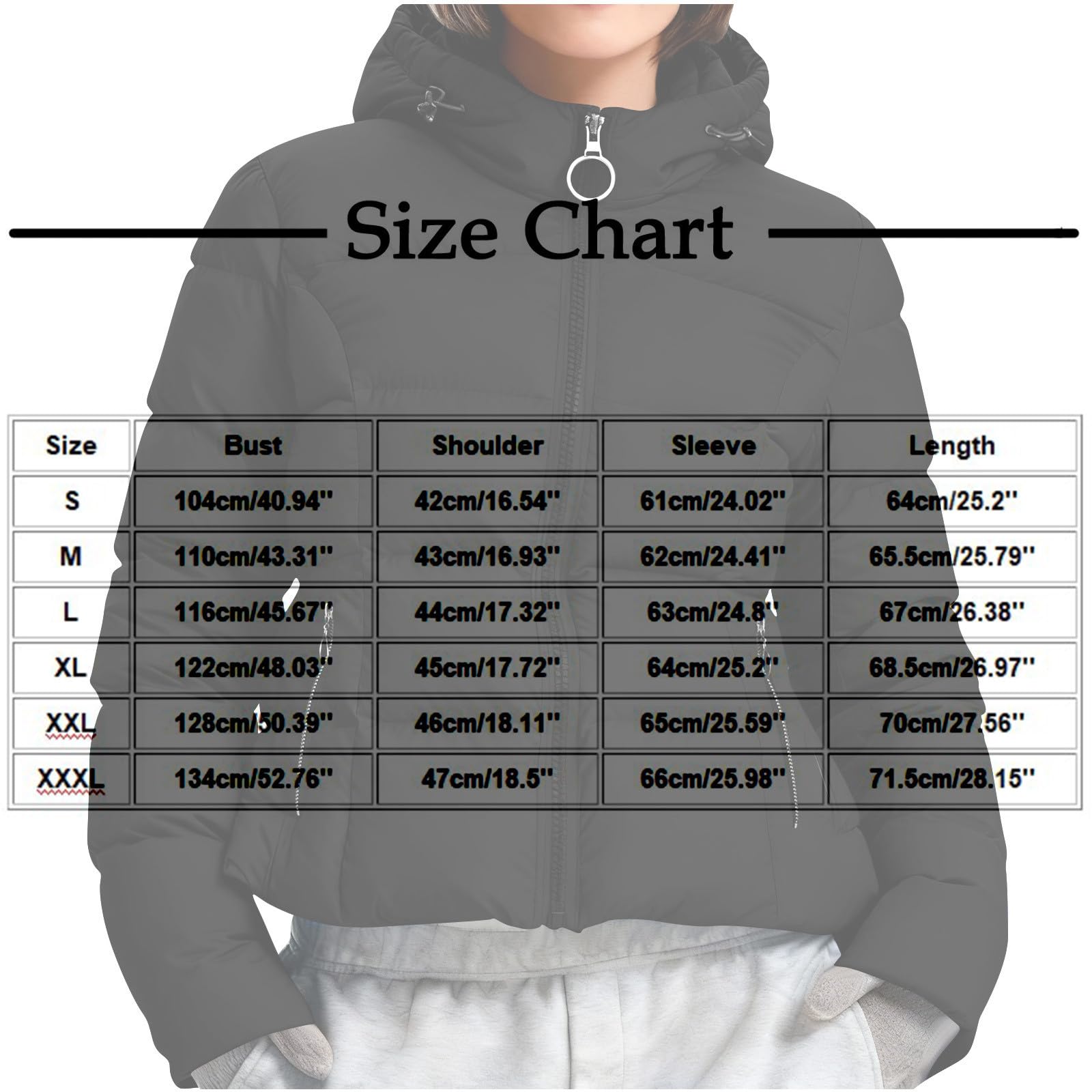 HAOLEI Chaqueta Mujer Invierno Chaquetas Acolchado con Capucha Cálido Abrigo Parka con Capucha Viento Cremallera Grueso y Cálido Cazadora Manga Larga con Bolsillos Otoño Invierno Ligero Outwear