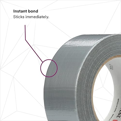 Miniatura 3 de Cinta adhesiva 3M 2929, color plata, 1-22/25 pulgadas x 50 yardas 5.8 mils, Plateado, 1