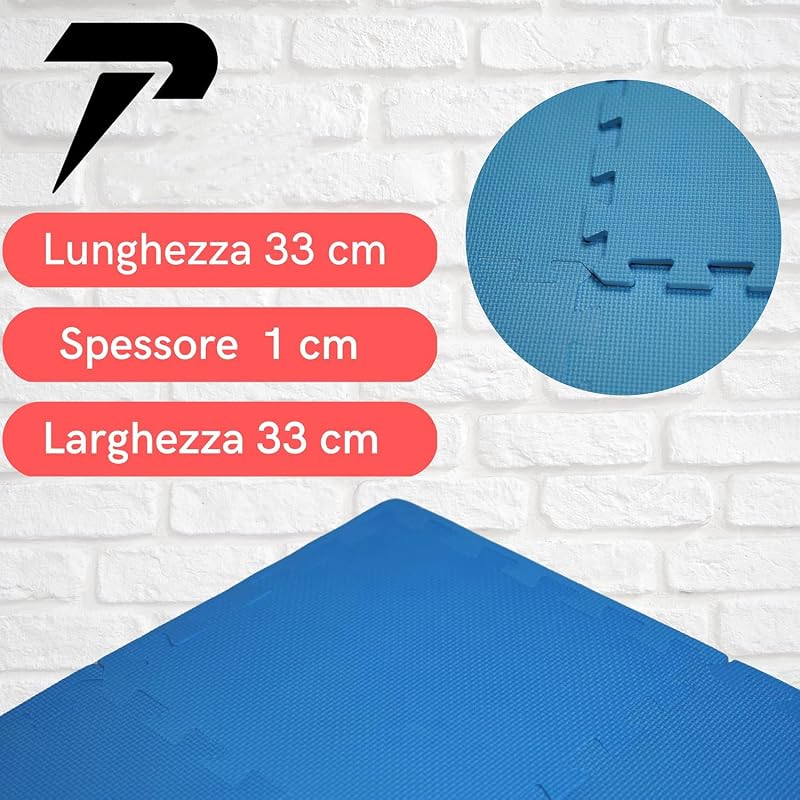 Tuco Sport 21 darabos puzzle fitness szőnyeg csúszásmentes edzőpad ütéselnyelő védelemmel
