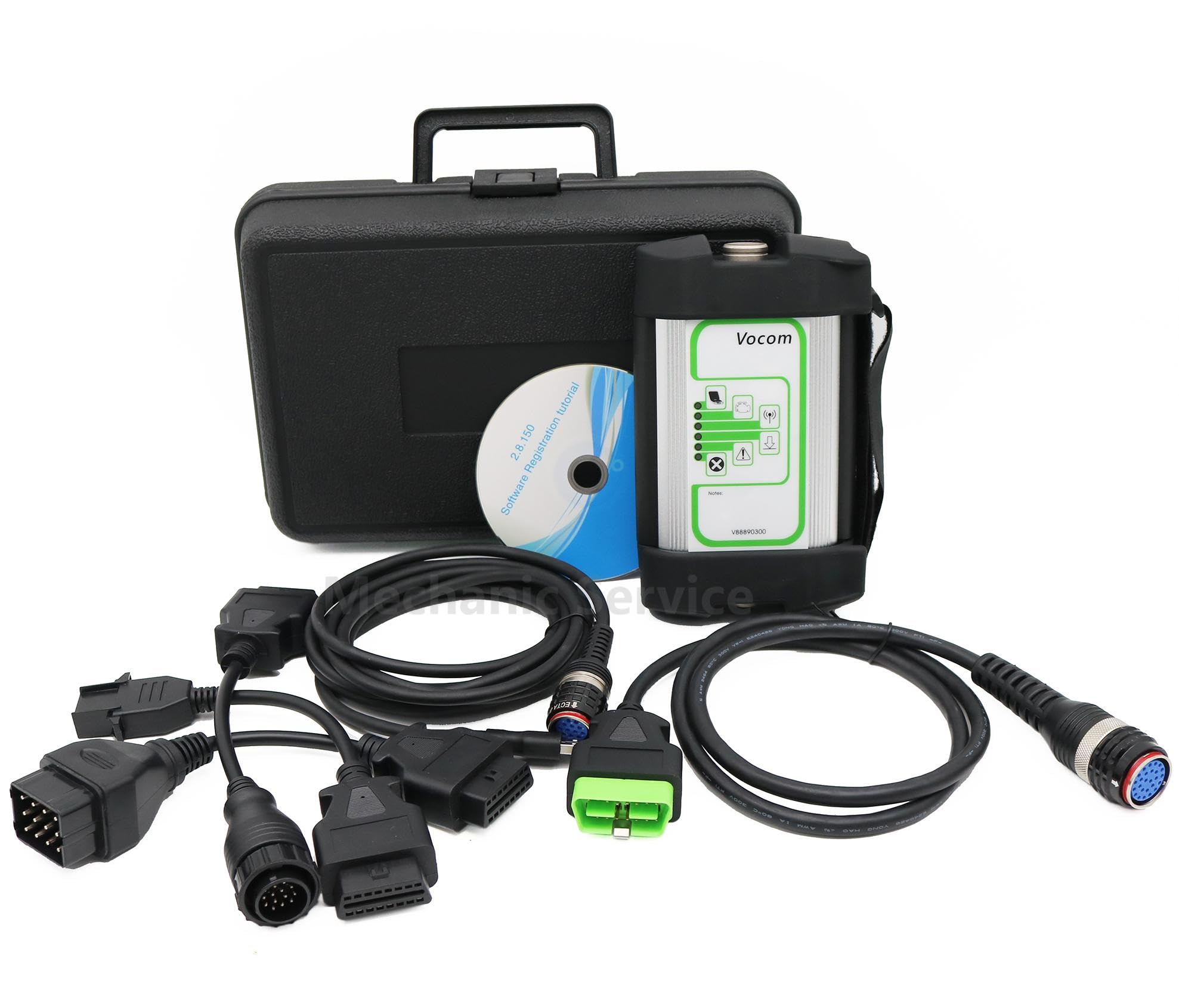 VOCOM 88890300 Interface for Vo for Mack Truck Diagnosis Program Diagnostic Tool V2.8.150 for 88890300 Heavy Truck Scannerx