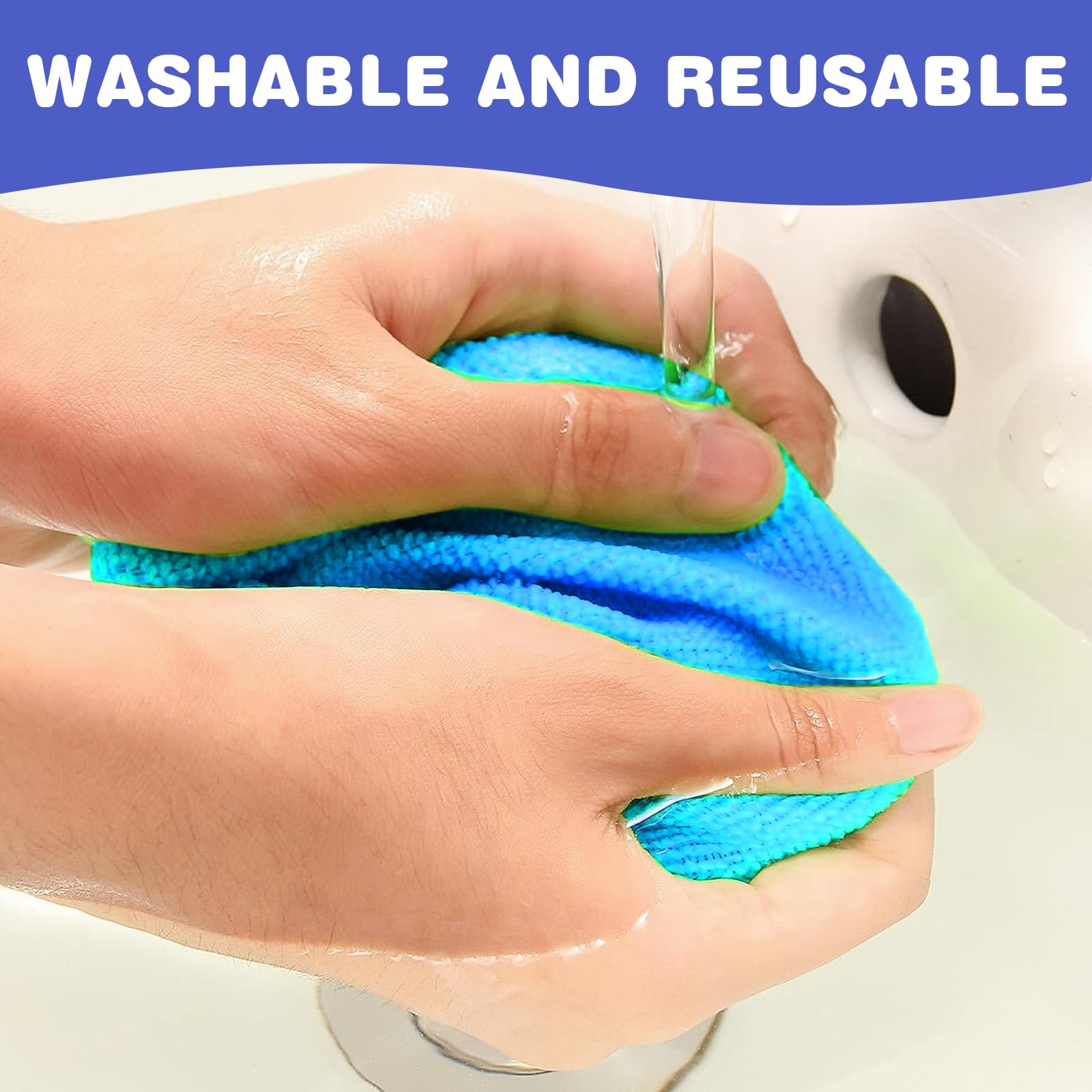 Ramenwasser met uitschuifbare steel, 2-in-1 professionele raamwisser met een draaibare