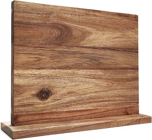 Uniharpa Bloque magnético para cuchillos de 16 x 12 pulgadas, soporte magnético de doble cara para encimera de cocina, almacenamiento magnético de