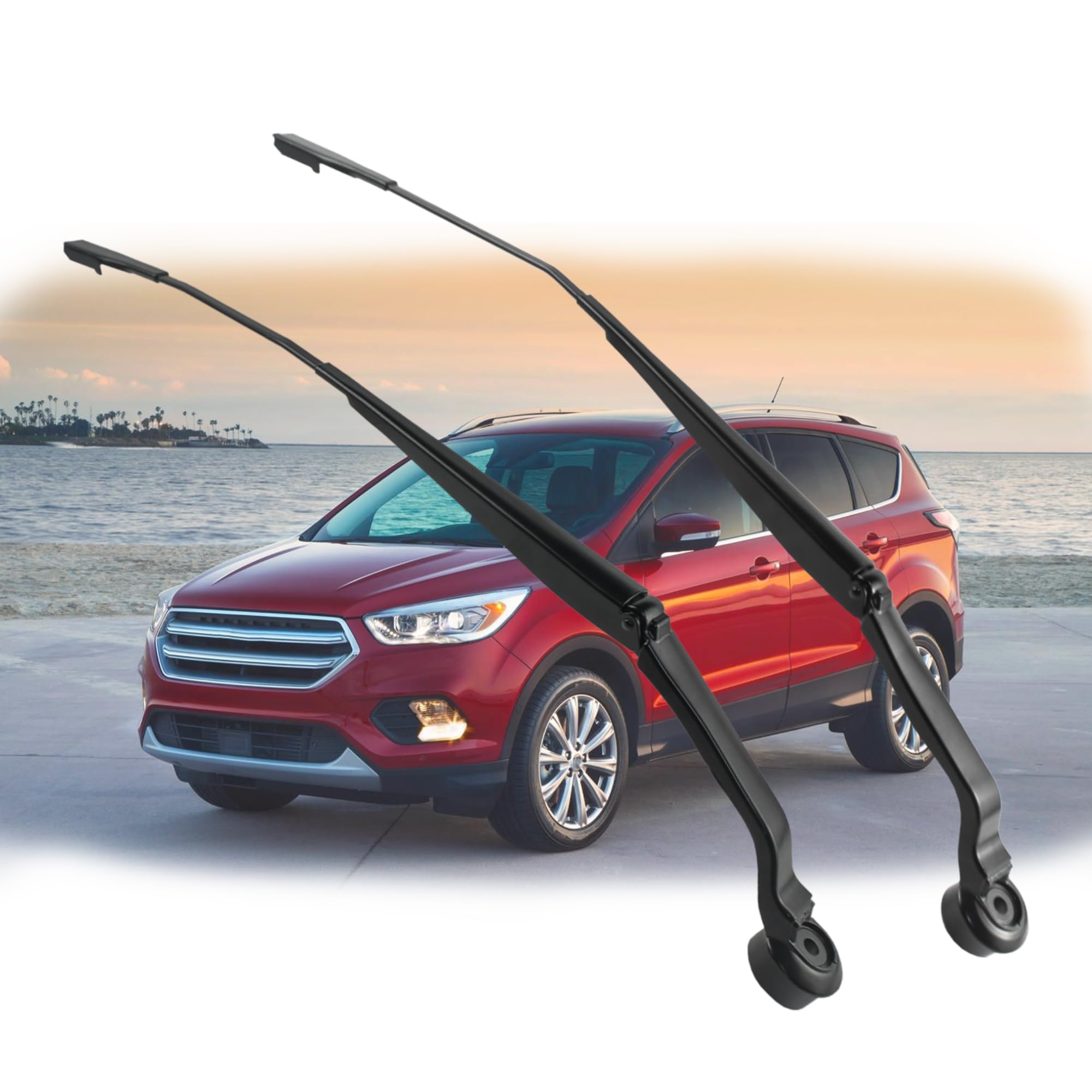 1 Pair Front Windshield Wiper Arm for Ford Escape 2013-2019