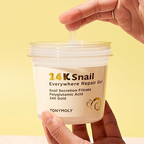 Miniatura 3 de TONYMOLY Gel reparador de caracol en todas partes, hidratante y rejuvenecedor para el cuidado de la piel para cara y cuerpo con filtrado de