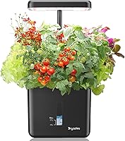 Dryades Self-Watering Indoor Garden System with 17W LED Grow Light - Smart Soil Planter for Herbs, Veggies & Beginners